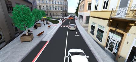 Prikaz projektne rešitve ureditve križišča pred Upravno enoto Ptuj 3